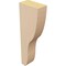 Ekena Millwork 2"W x 4"D x 12"H Thin Greensboro Rough Cedar Woodgrain TimberThane Corbel, Primed Tan CORUR02X04X12GRNRCPR - alternate 5